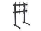 Hagor support mural HA-VWT 2 x 2 Portrait, Videowall-Trolley, noir