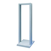 SCHROFF 19"-Laborgestell, stationär - SOCKEL+ABDECKBLENDE RAL7035