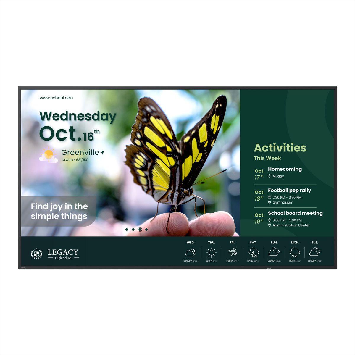 BenQ Signage Display ST5504, 55", 18/7, UHD, 350cd/m²
