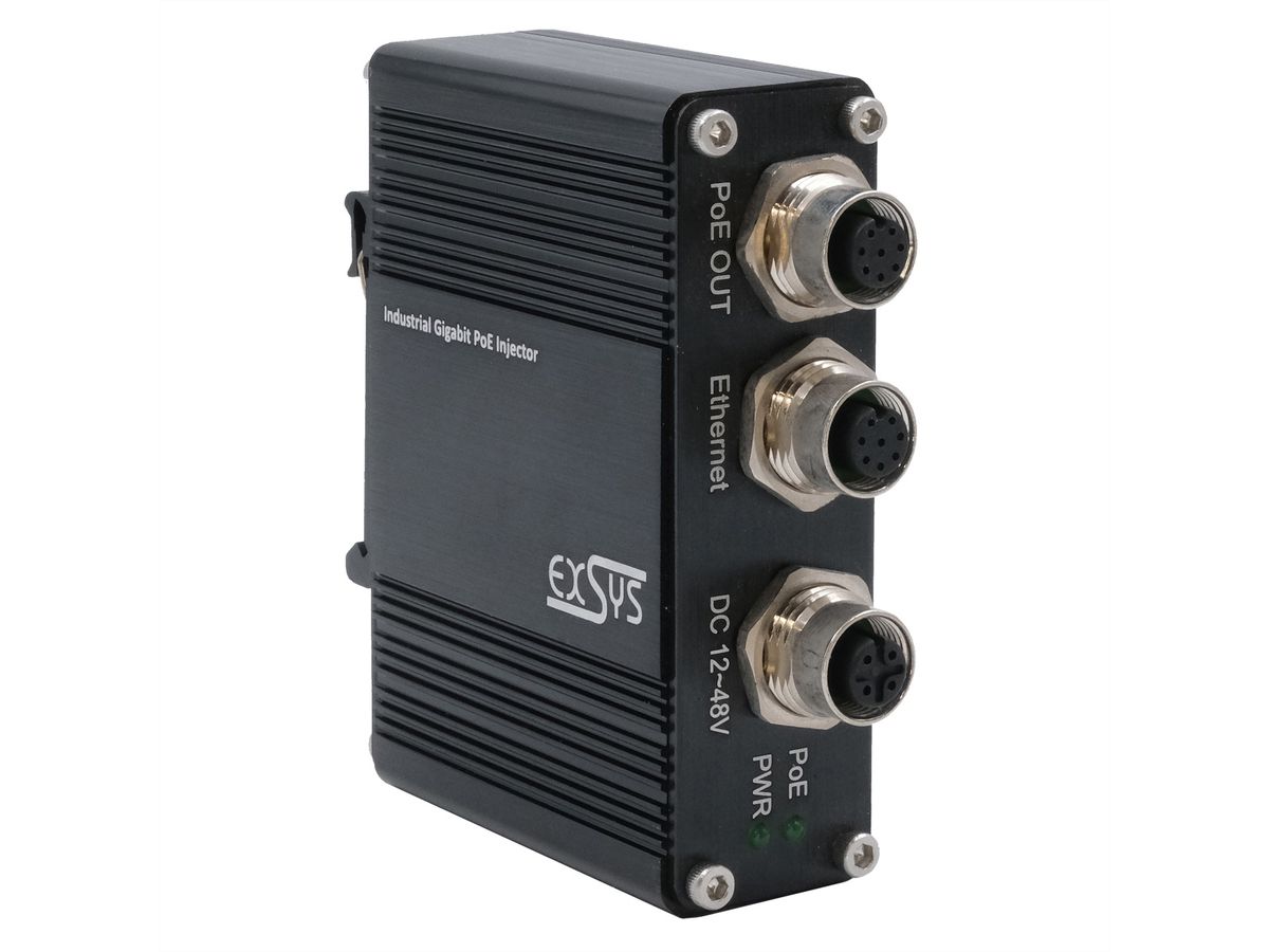 EXSYS EX-60316 PoE+ Gigabit Injektor 30W