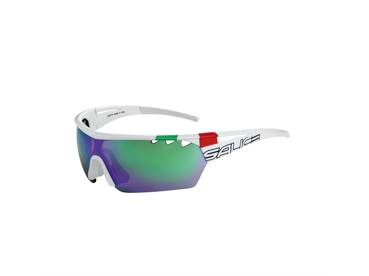 Salice Occhiali Sportbrille 006ITA, White ITA / RW Green