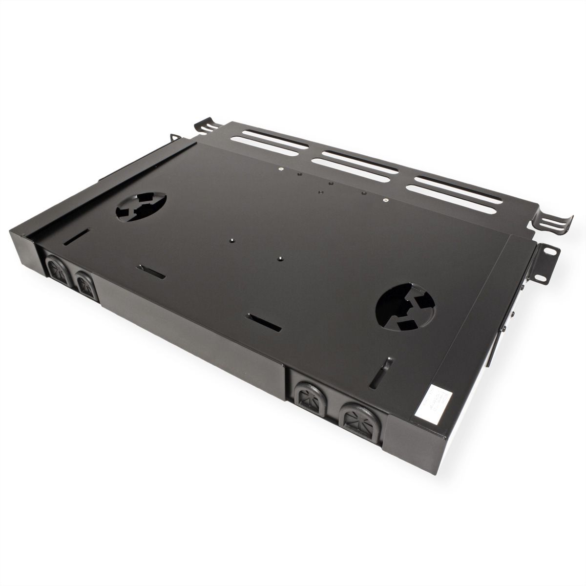ROLINE Panneau FO 19" vide, 1U, 12x SC-Simplex ou LC-Duplex , noir