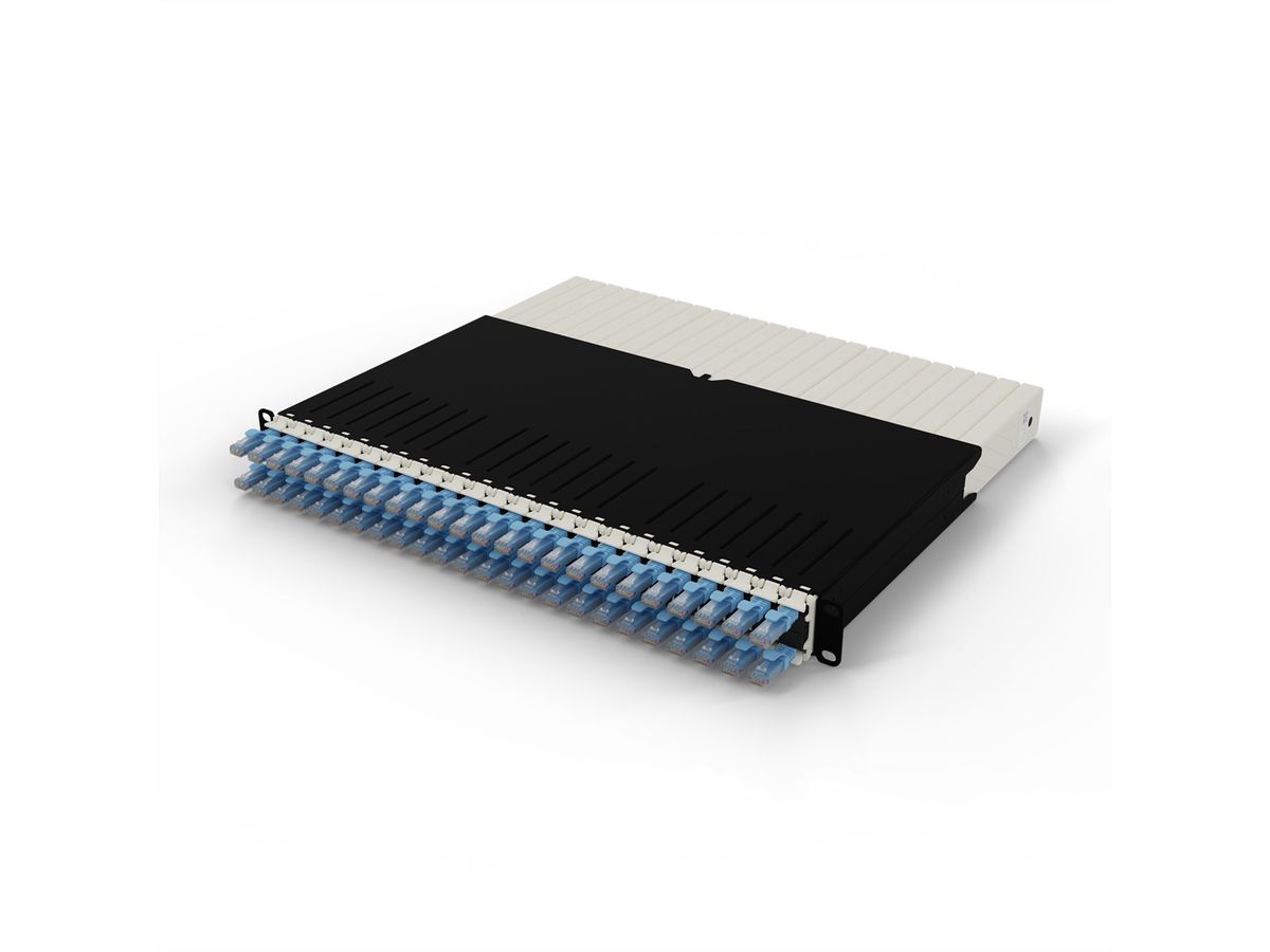 patchbox.one 8RU UTP bleu Cat.6a 0,8m