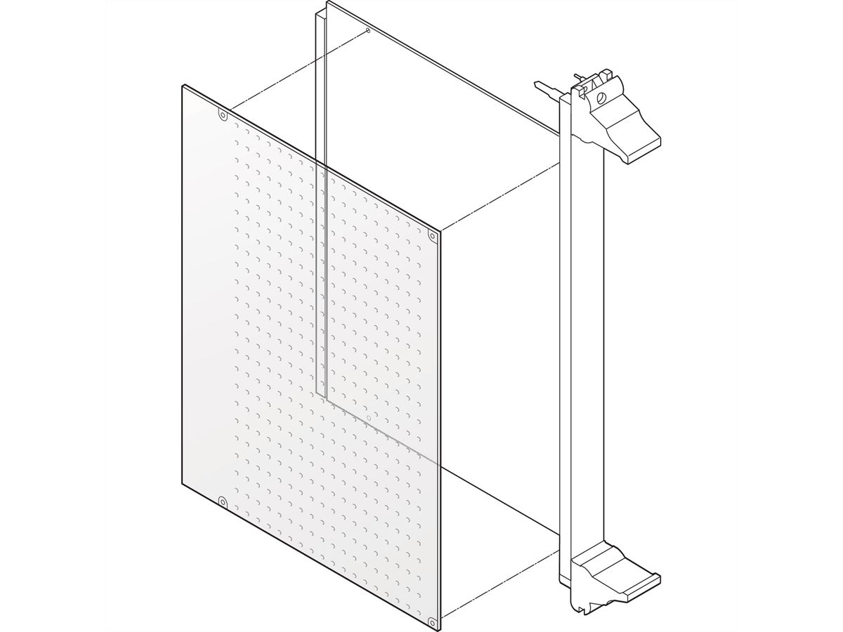 SCHROFF PCB Fixing Clip for CompactPCI PCB Cover (Clip de fixation pour carte CompactPCI)