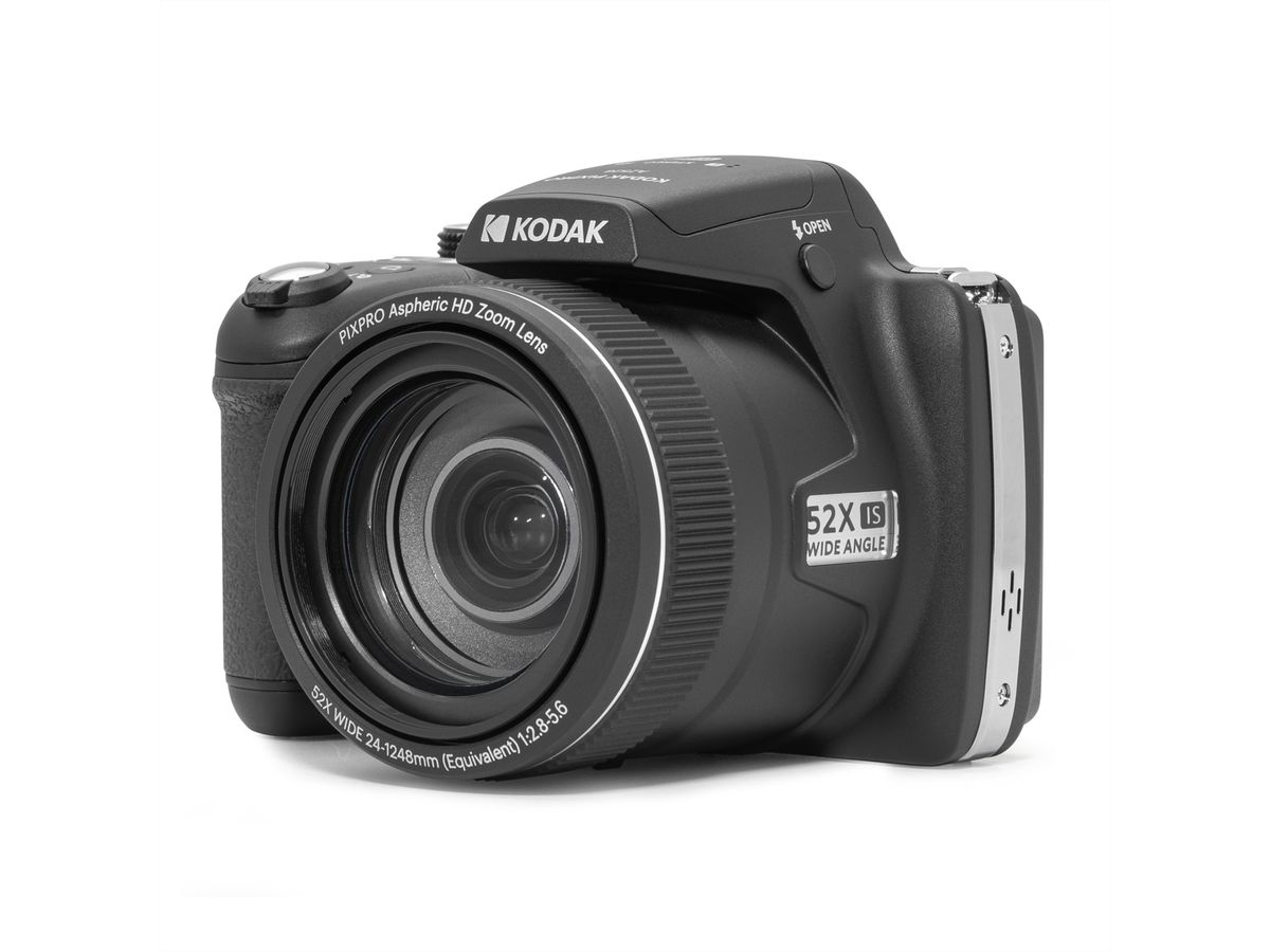 Kodak Bridgekamera AZ528 schwarz, 52x opt. Zoom, 16Mp, 3"LCD, 24mm Ww 6fps