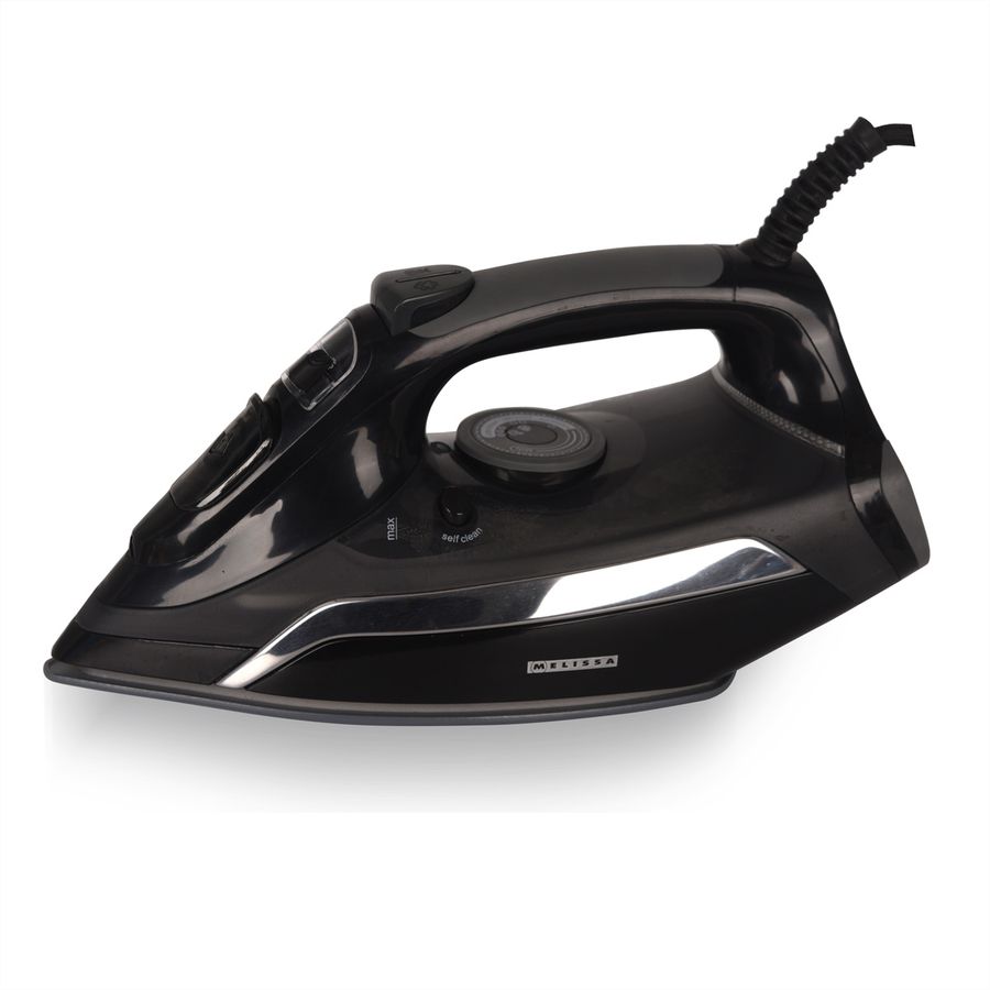 Melissa Fer à vapeur 16390057, avec semelle céramique, noir, 2500W