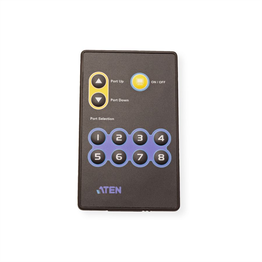 ATEN VS0801H HDMI-A/V-Switch mit 8 Ports und Infrarot-Fernbedienung