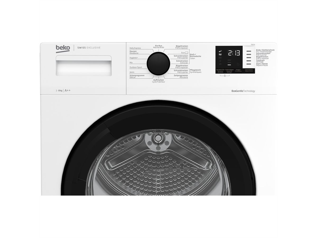 Beko Wäschetrockner TR215, 8kg, A++