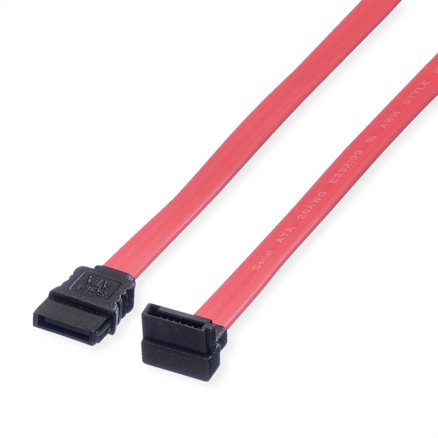 VALUE Internes Festplattenkabel SATA 3.0 Gbit/s, gewinkelt, 0,5 m