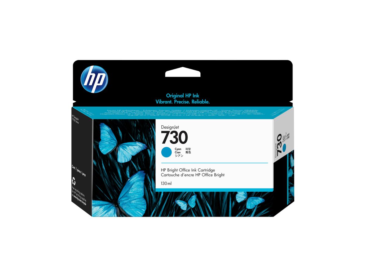 HP 730 DesignJet Druckerpatrone Cyan 130 ml