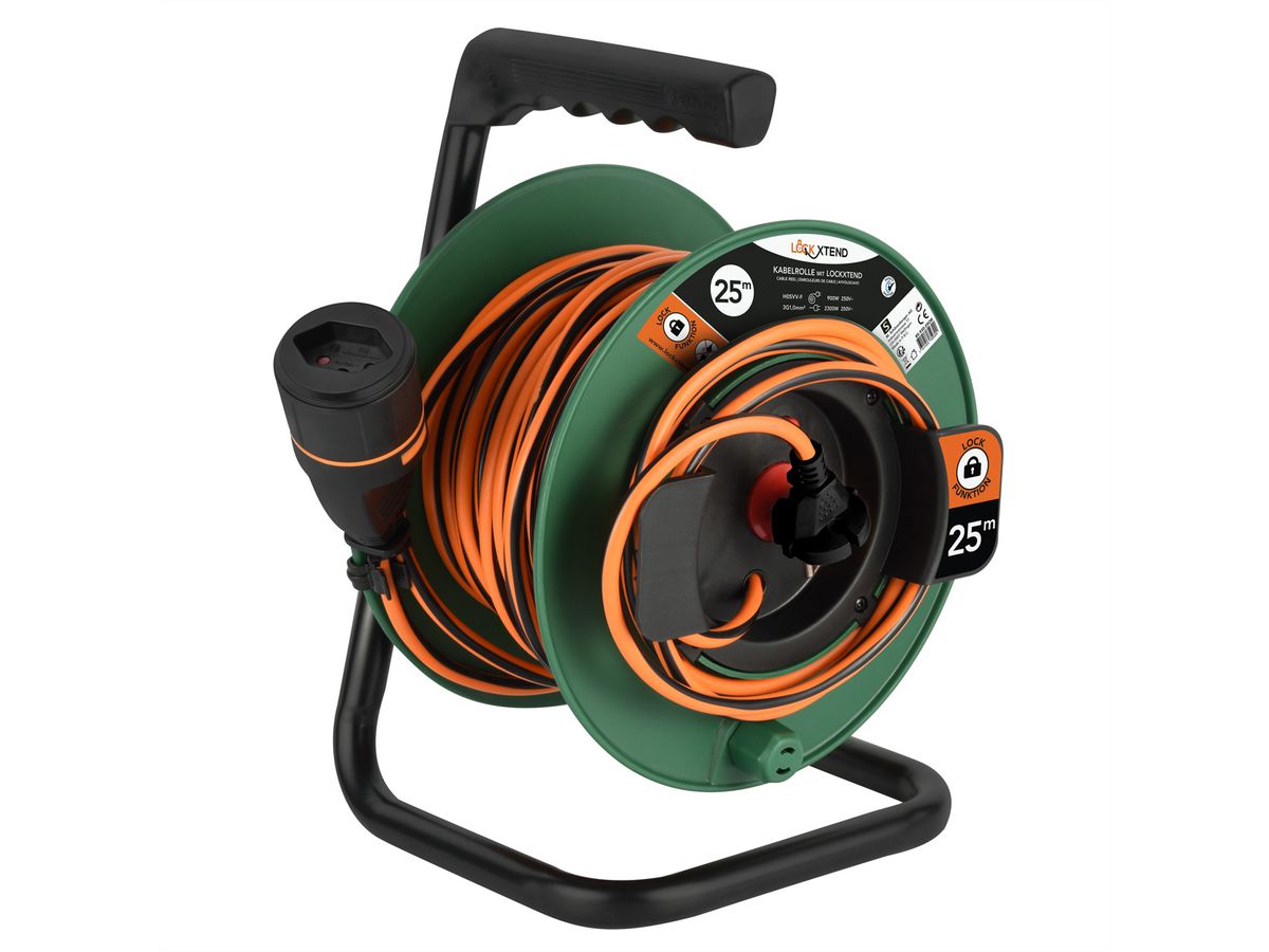 Lockxtend Kabelrolle Lock-Kupplung 25m, T13, Stecker T12