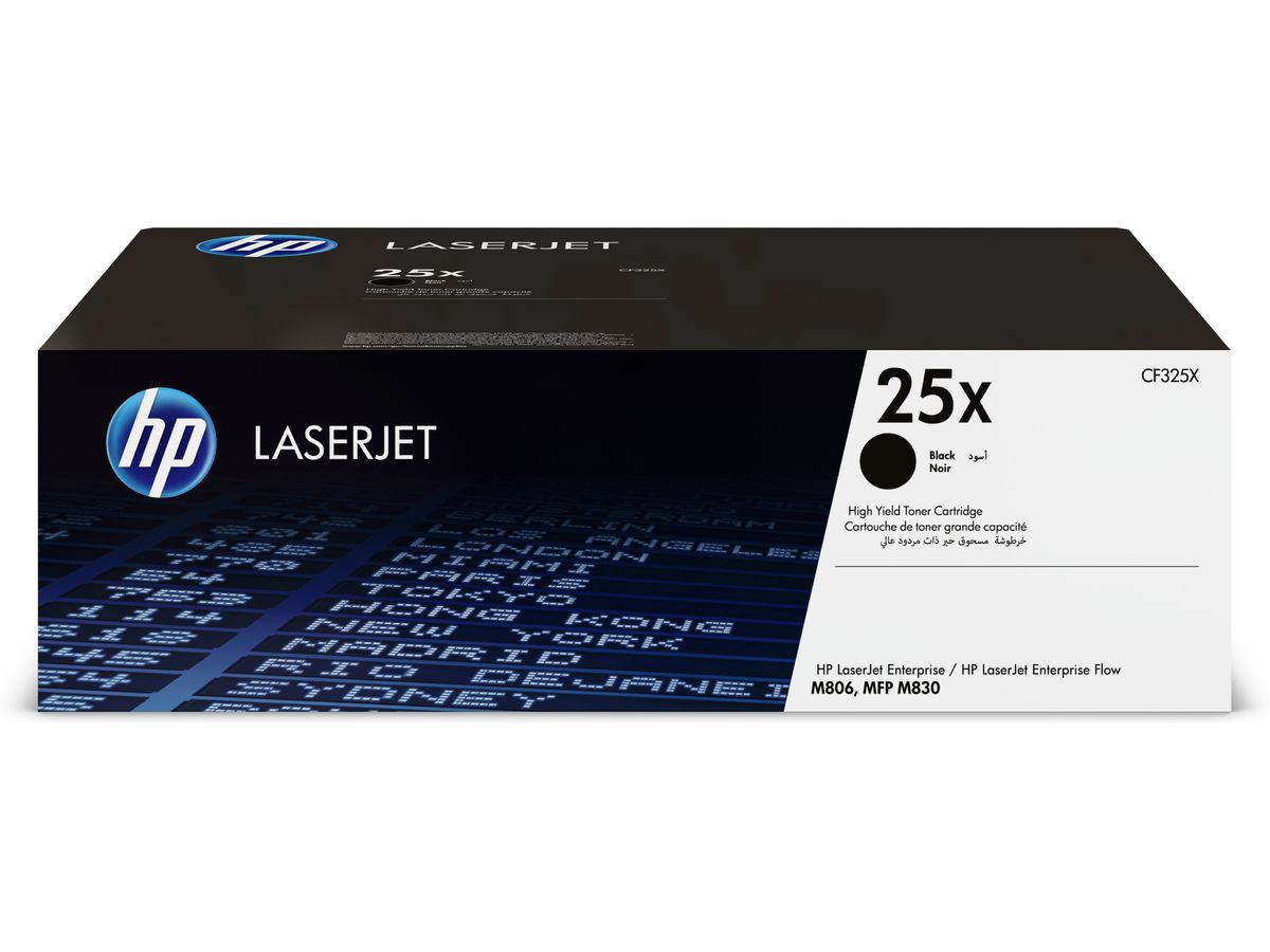 HP 25X Schwarz Original LaserJet Tonerkartusche mit hoher Reichweite