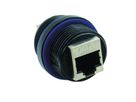 VALUE RJ-45 Kupplung geschirmt, Kat.6 (Class E), Outdoor/Industrie, schwarz