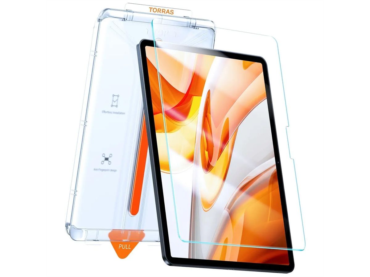 Torras Install Master Displayschutz, iPad Pro 11 2024, transparent