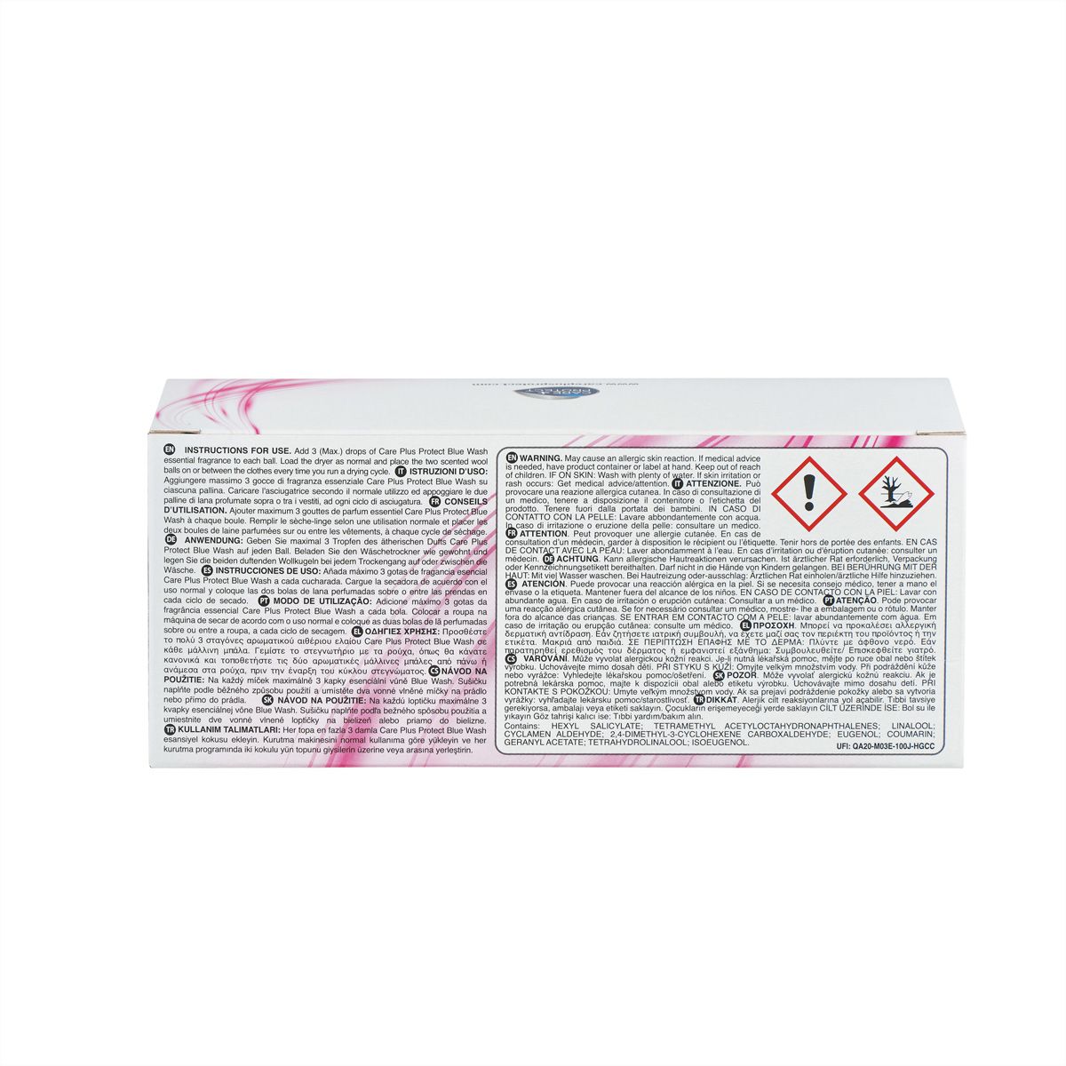 Care+ Protect Trocknerbälle aus Wolle , verkürzt die Trocknungszeit, 10ml Duftöl