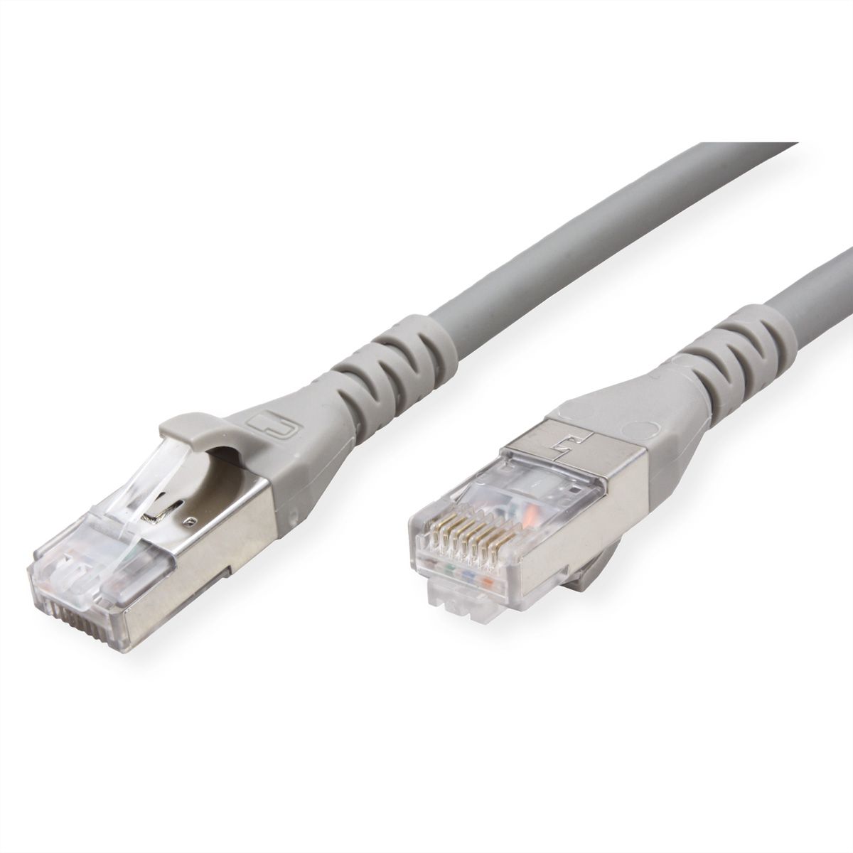 METZ CONNECT Cordon de brassage Cat.6A AWG 26, gris, 0,2 m