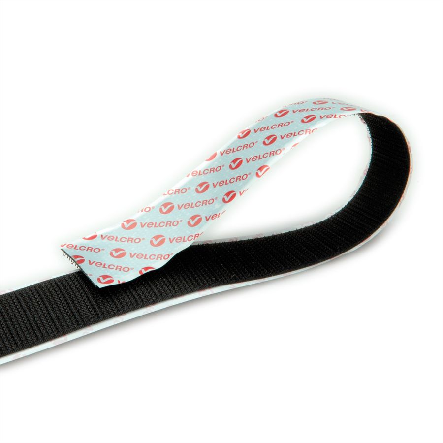 VELCRO® Ruban à crampon L: 25m/l:25mm, noir