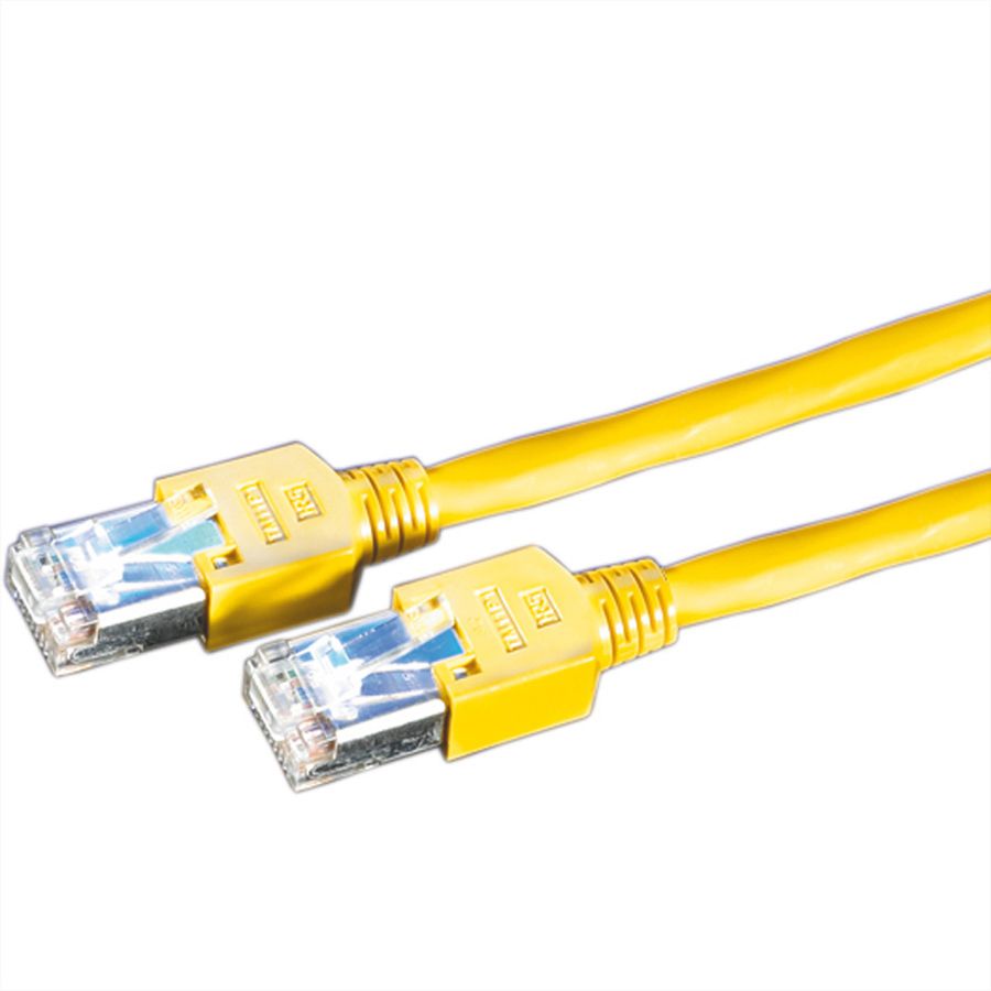 Cordon KERPEN Cat.5e (Classe D) D1-20 SF/U, jaune, 3 m