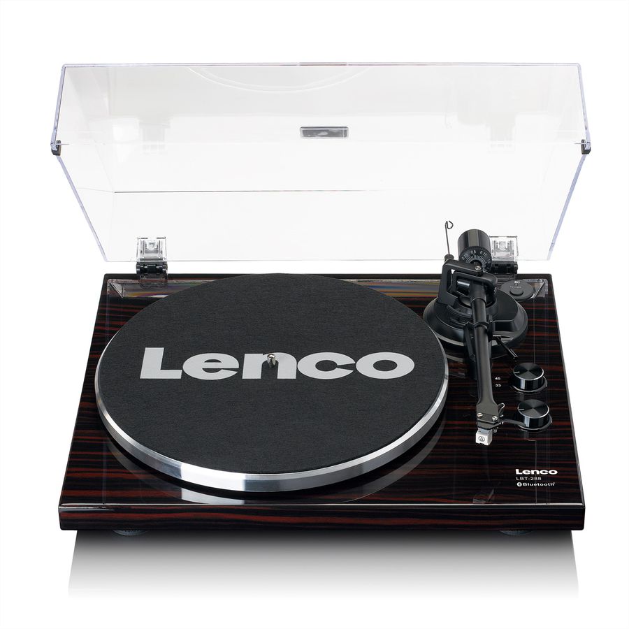 Lenco Platine vinyle LBT-288WA, noir / marron