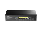 CUDY GS1005PTS1 5-Port Gigabit PoE+ Switch 1 SFP Port 120W