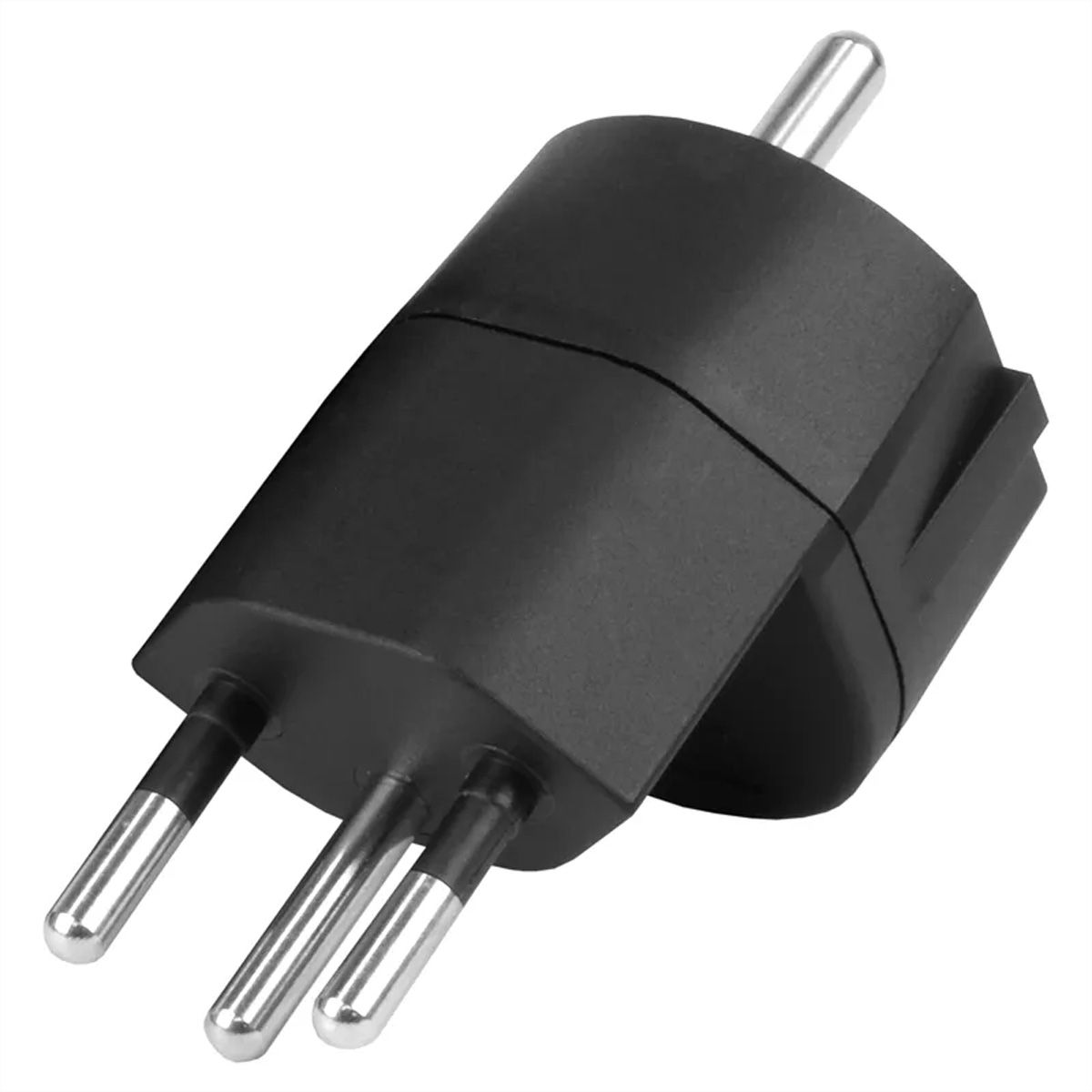 Steffen FIX Adapter DE/CH, CEE7/17 T12 3-polig dezentral schwarz