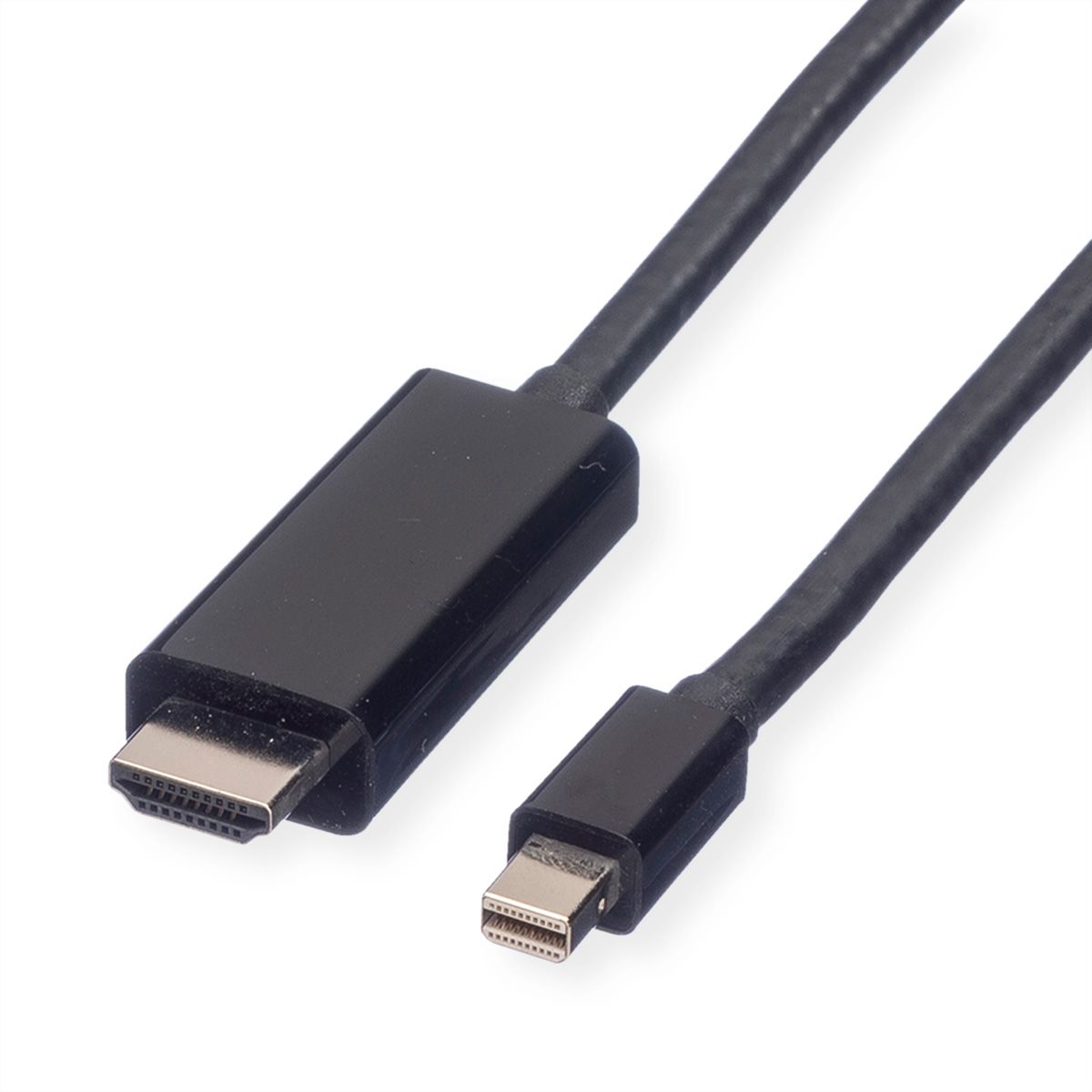 VALUE Mini DisplayPort Kabel, Mini DP-UHDTV, ST/ST, schwarz, 2 m