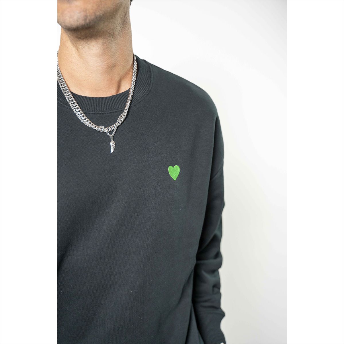 jan SEVEN dettwlyer Sweater Heart (Unisex), XS