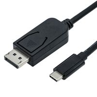 ROLINE Câble adaptateur type C - DisplayPort, v1.2, M/M, 1 m