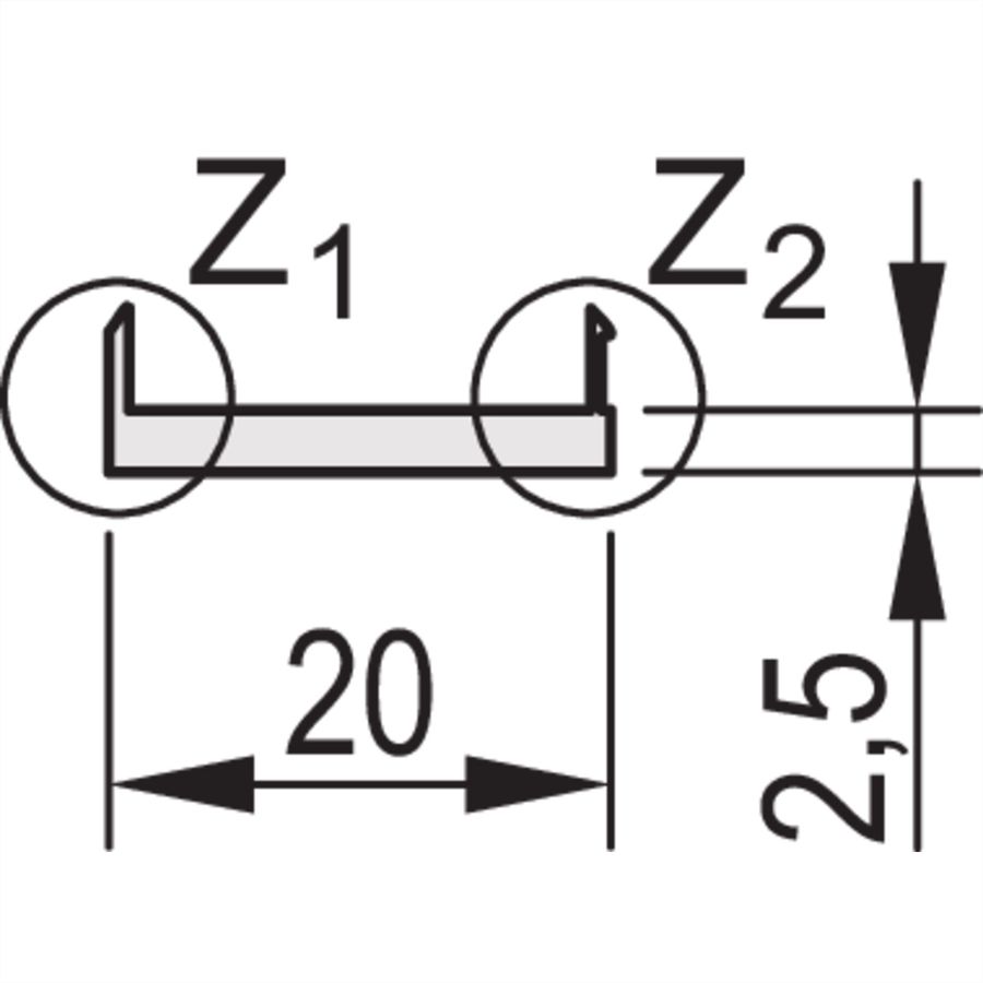 Faces avant profilées SCHROFF, blindées, découpe Sub-D, 3 U, 4 HP, 1 x 25 broches, 2,5 mm, alu, anodisé avant, conducteur arrière