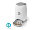 Distributeur de nourriture Nedis SmartLife Wi-Fi 3,7 l pour chiens et chats, Android™ / IOS, Blanc, Gris