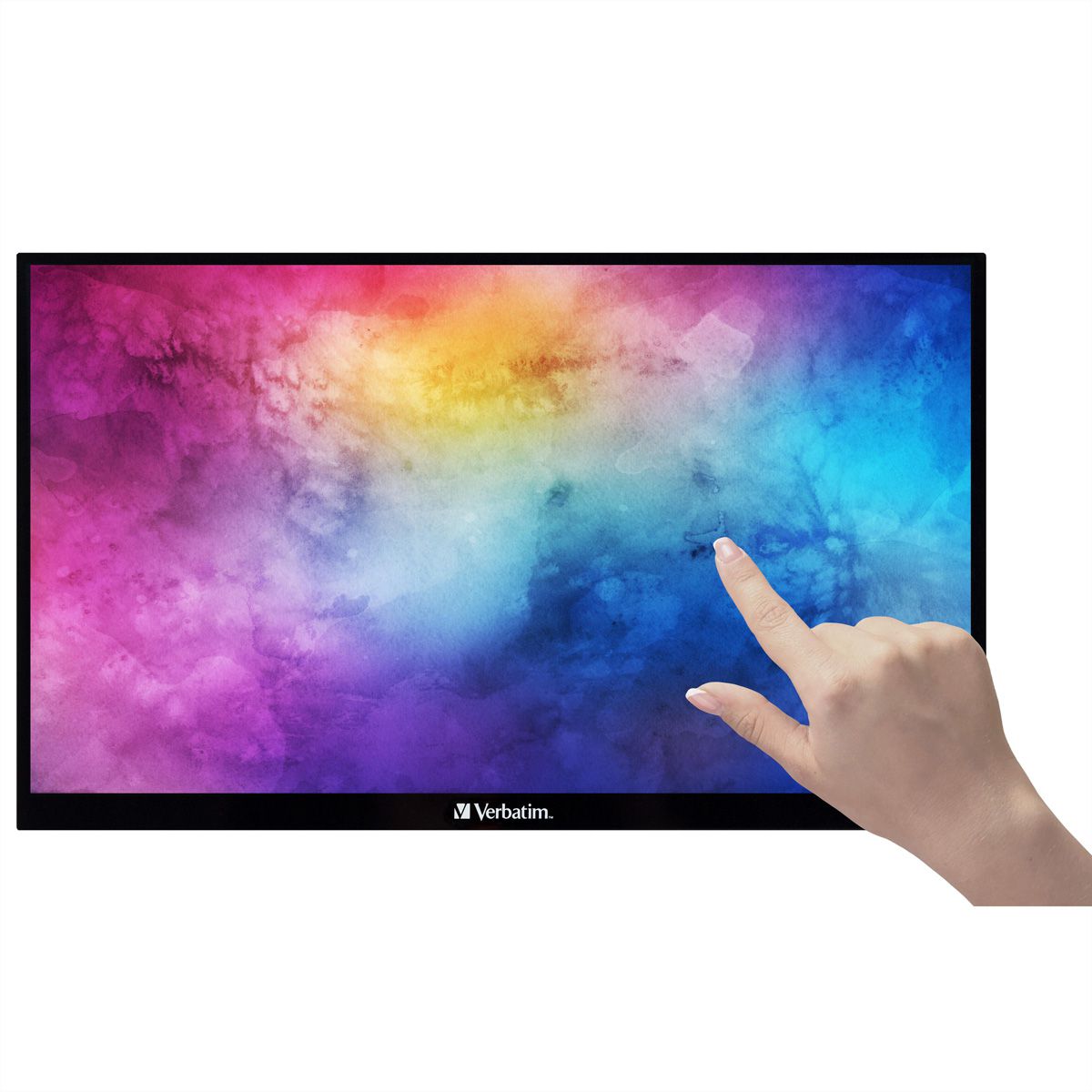 Verbatim Port. Touchscreen Monitor 15.6", 1920x1080, HDMI, USB-C