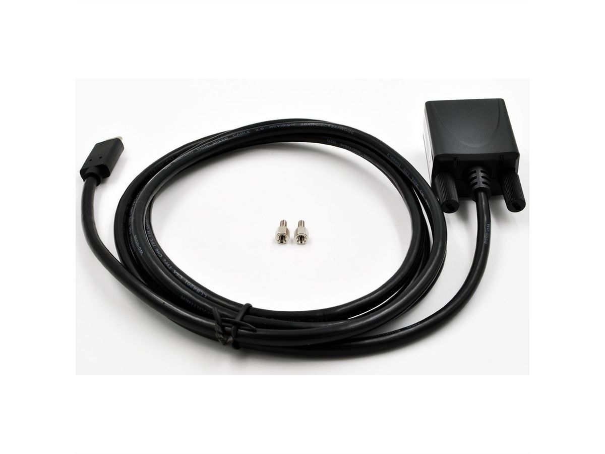 EXSYS EX-2311-2IS USB2.0 C zu 1 x RS-232 1,8m 15KV Überspannungsschutz FTDI Chip-Set, schwarz, 1,8 m