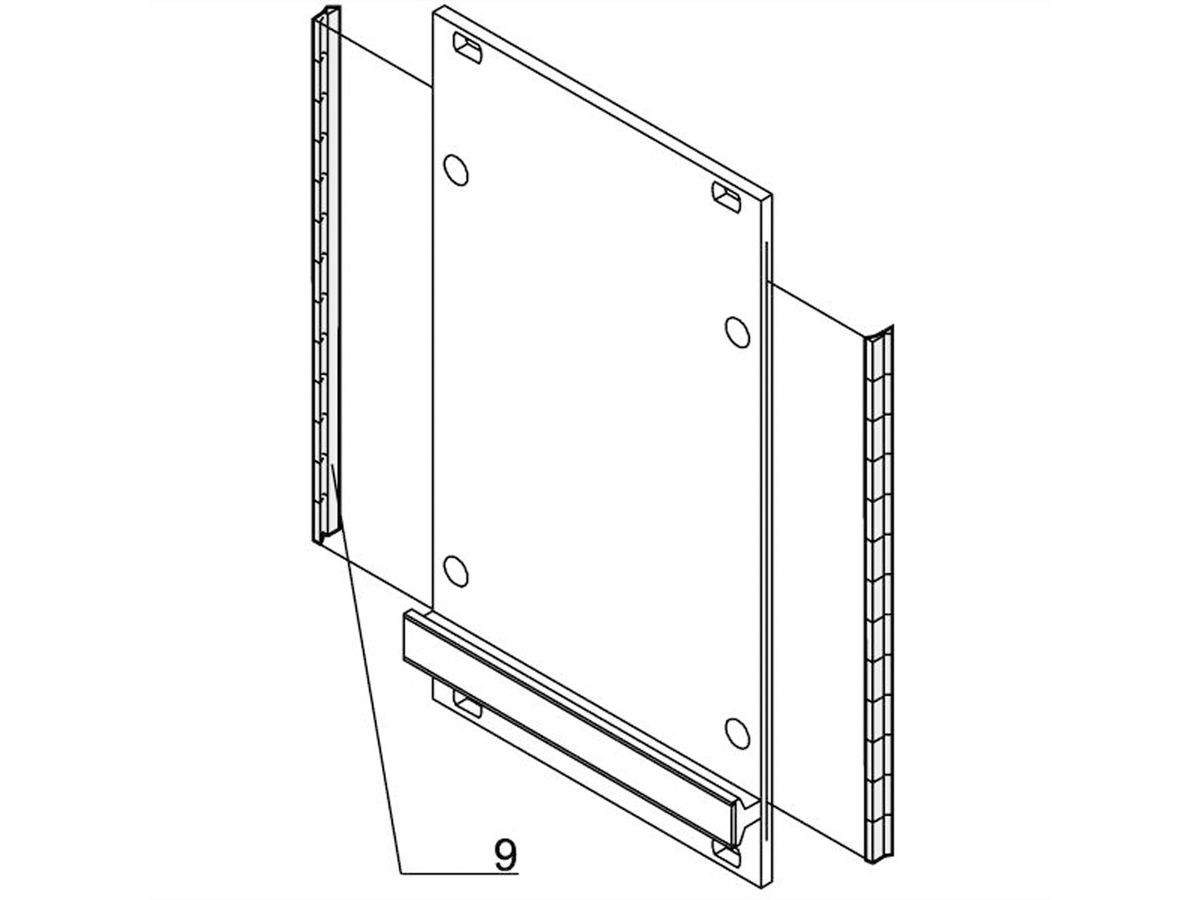 SCHROFF EMV-Dichtung (Stahl, rostfrei) - EMC DICHTUNG 3HE 97LG 100ST.