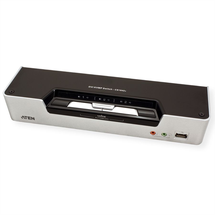 ATEN CS1642A KVM Switch Dual-View DVI, USB, Audio, 2 Ports