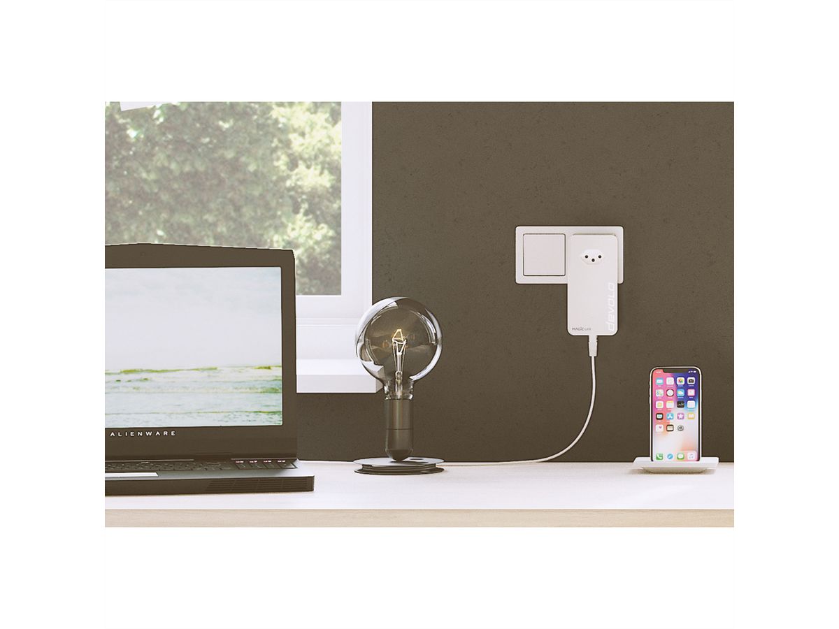 Devolo Powerline Magic 1 LAN, 1200 Mbit/s,1x RJ45, Single