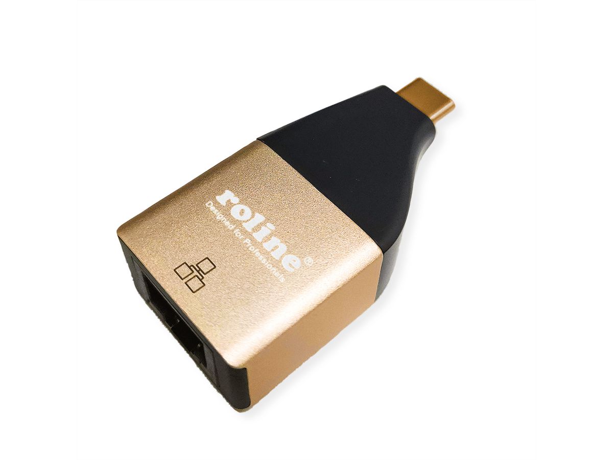 ROLINE GOLD USB 3.2 Gen 2 zu Gigabit Ethernet Konverter