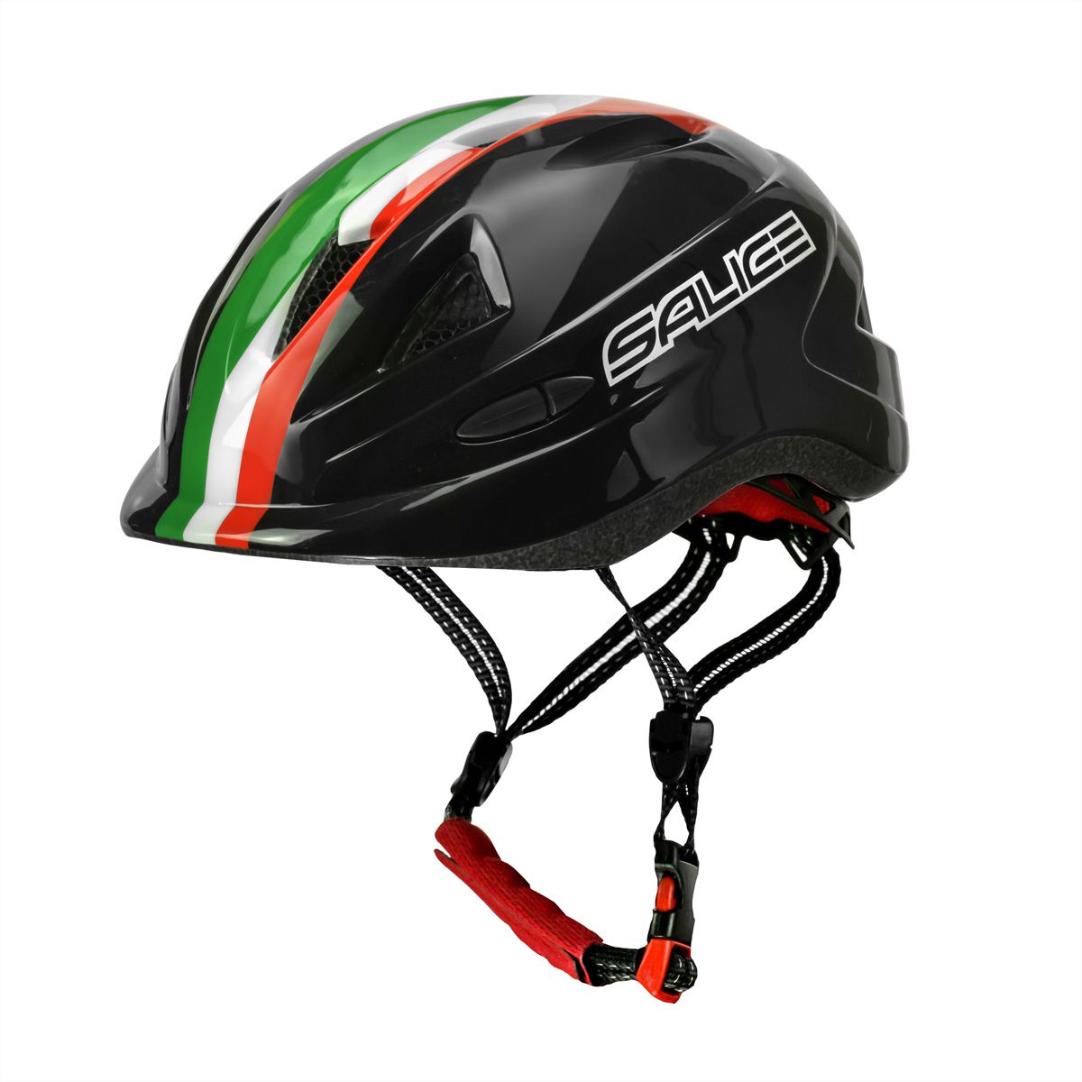 Salice Occhiali Casque de vélo Junior, L-XL 46-54, Black ITA