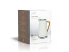 Nedis Wasserkocher 1.7 l, weiss, Soft Touch, Strix