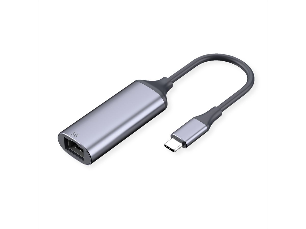 VALUE USB 3.2 Gen 1 Typ C zu 5-Gigabit-Ethernet Konverter