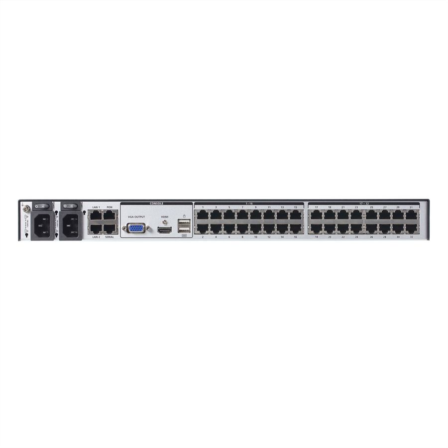ATEN KN2132VB Commutateur KVM sur IP  32 ports Cat.5 multi-interface, 1 local/2 distant