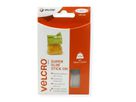 VELCRO® Super Slim Klettovale Selbstklebend, Haken & Flausch 18 sets Weiß