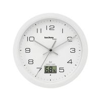 Technoline Horloge murale radio WT3100 blanc Indicateur d'humidité de l'air