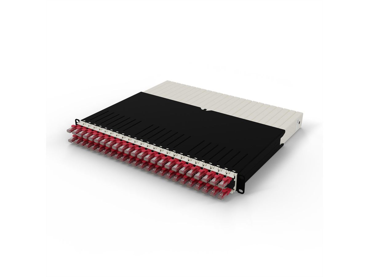 patchbox.one 8RU UTP rouge Cat.6a 0,8m