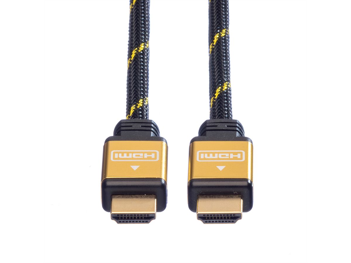 ROLINE GOLD HDMI High Speed Kabel mit Ethernet, 10 m