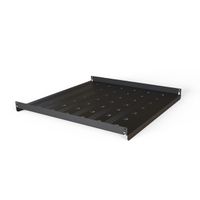 Étagère varistar SCHROFF, fixe, 75 kg, RAL 7021, 800W 800D