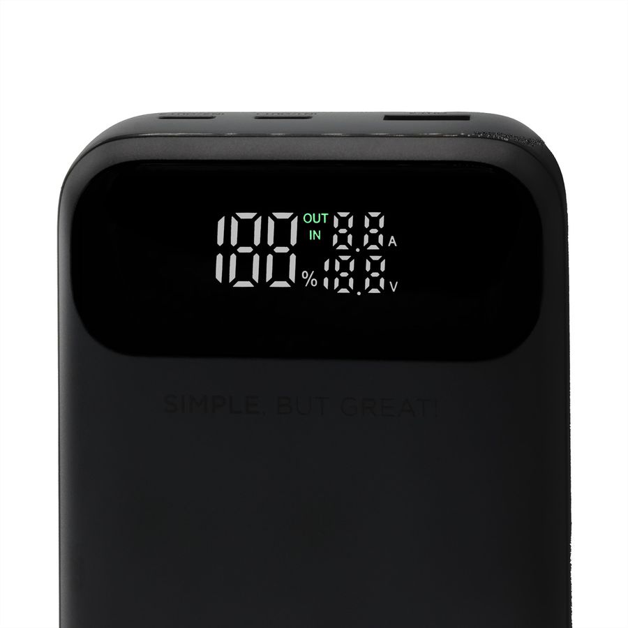 Rabbiter Power MaxCharge 20000 Pro, PowerBank, schwarz 20000 mAh