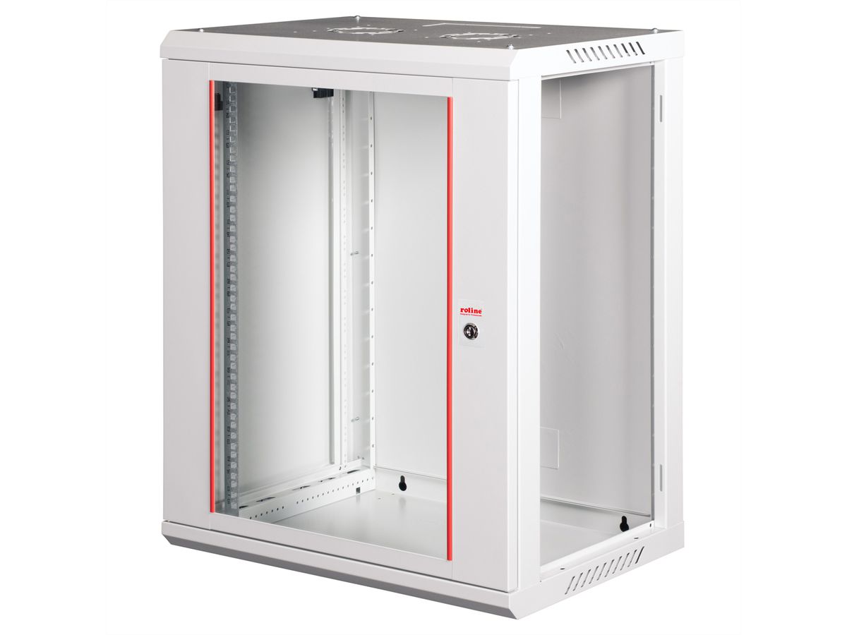 ROLINE 19" Boîtier mural Basic Plus 15U, 600x450 LxP gris