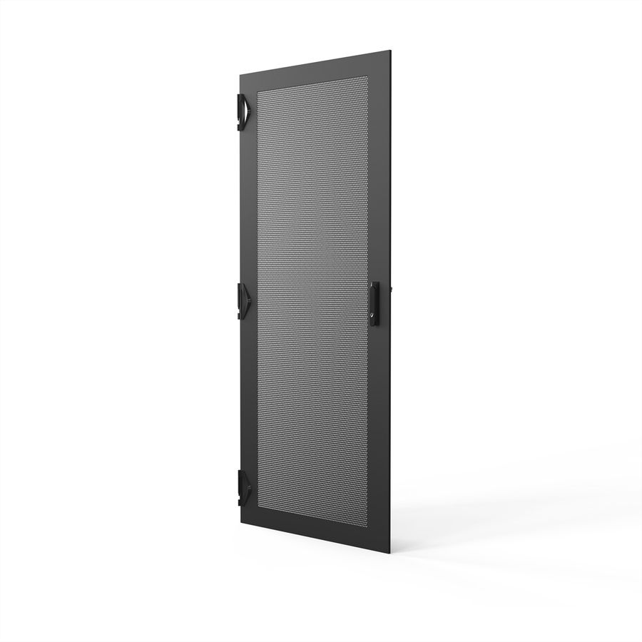 SCHROFF TUER 1200H 800B PERF. IP20 3PTS RAL7021
