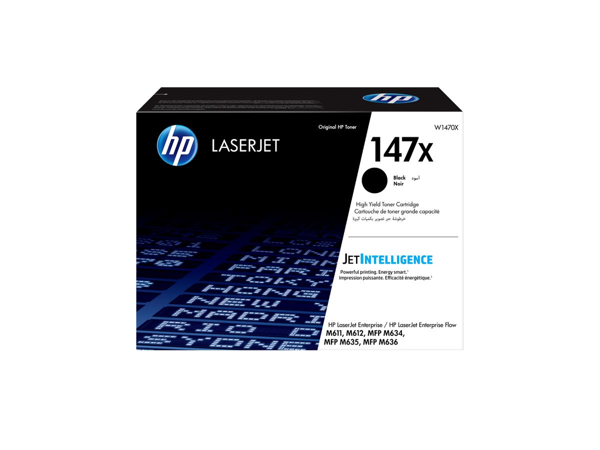 HP LaserJet 147X Schwarz Original Tonerkartusche mit hoher Reichweite