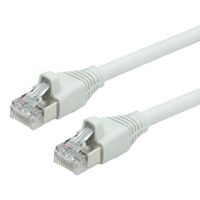 DÄTWYLER Patchkabel Cat.6 (Class E) S/FTP, CU 7702 flex LSOH, AMP, grau, 30 m